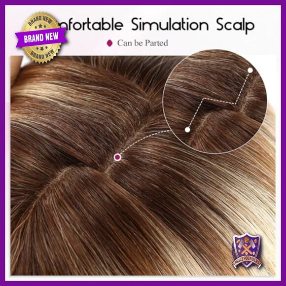 Human Hair Topper 5x5.5 Silk Base for Thin Hair Loss Coverage